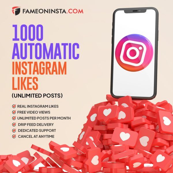 buy 1000 automatic Instagram likes
