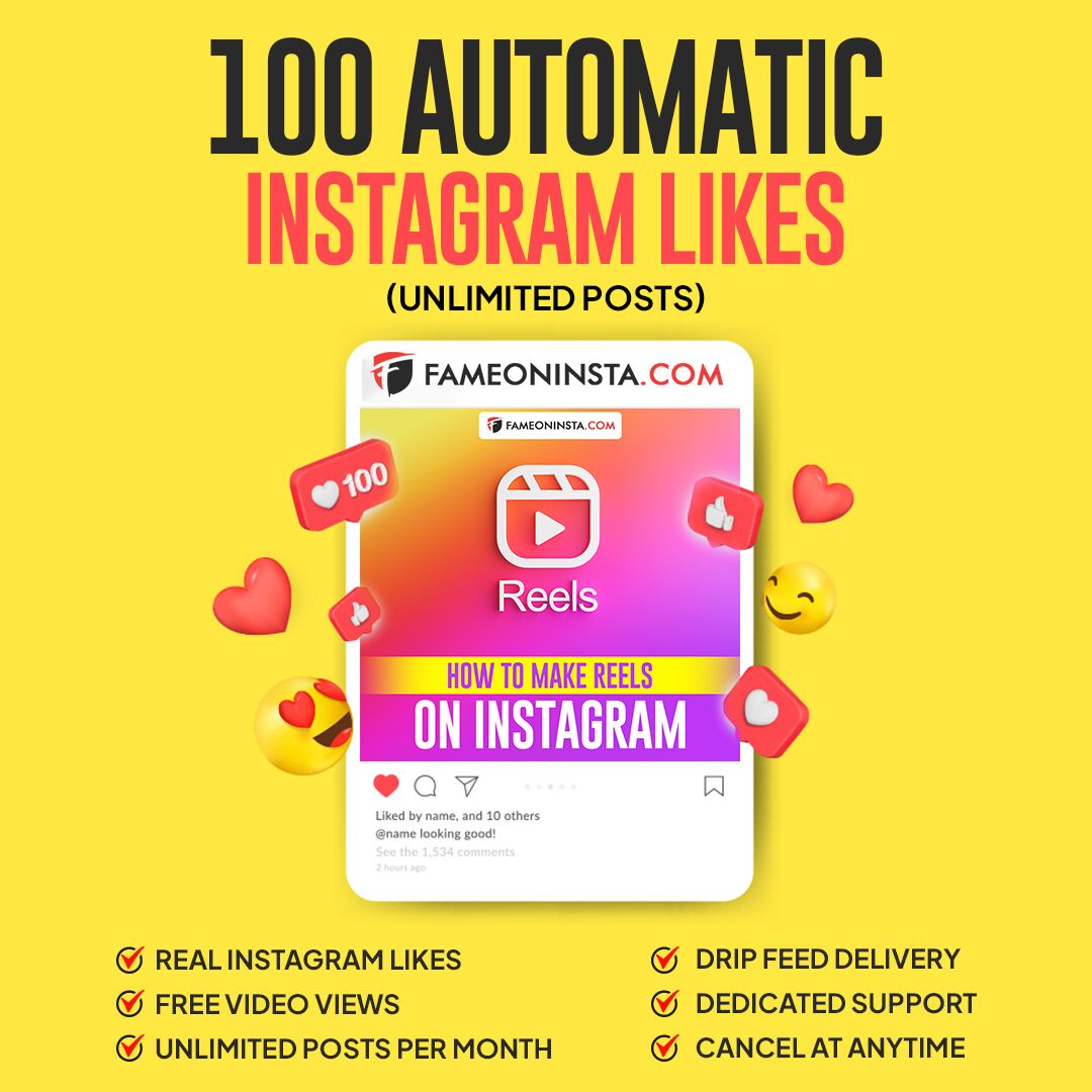buy 100 automatic Instagram likes