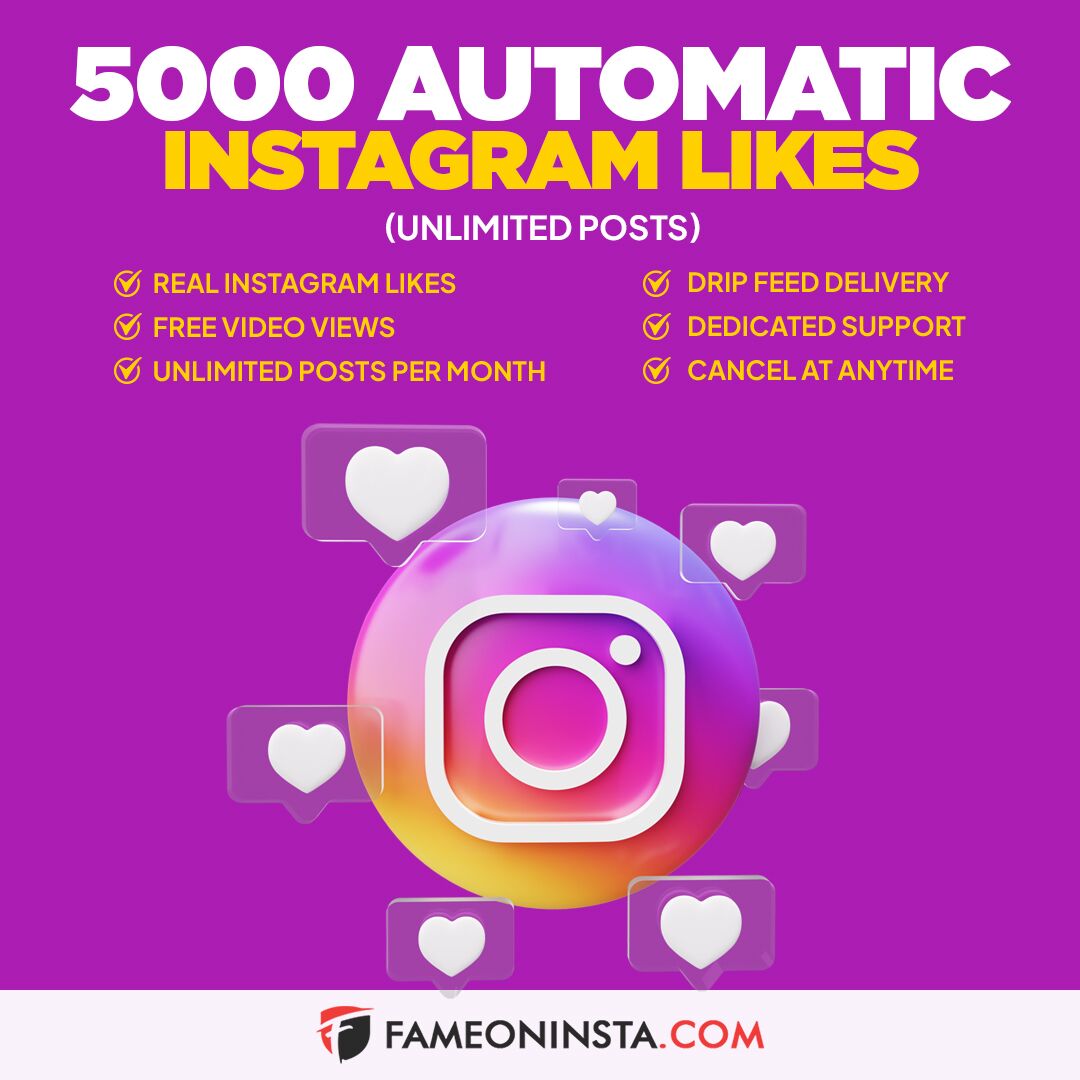 buy 5000 automatic Instagram likes